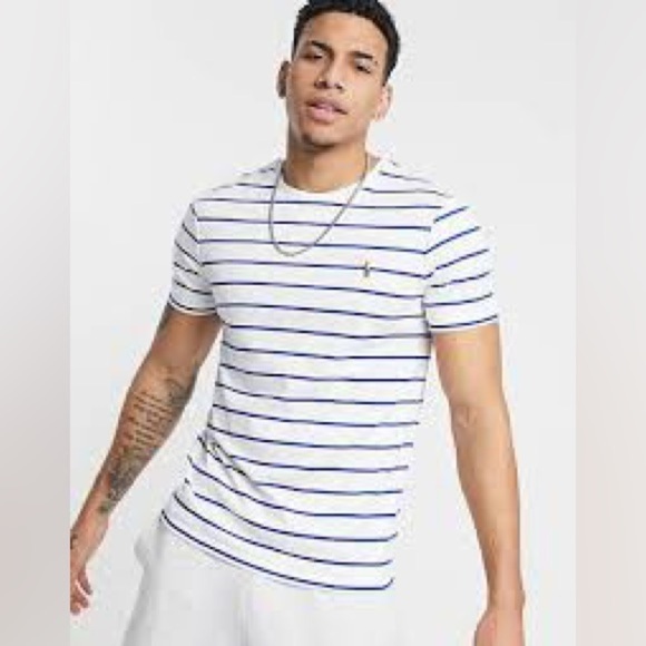 Polo Ralph Lauren Classic-Fit Stripe Short-Sleeve Tee - Picture 1 of 8